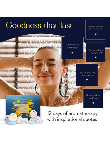 Vapor de Ducha Aromaterapia Flovista - 12 Bombas Relajantes