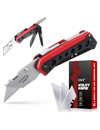 Cuchillo Utilitario ZAVIT 6 en 1 con Mango Ergonómico