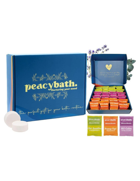 Pastillas de Vapor de Ducha Eucalipto PeacyBath - 24 Unidades Pastillas de Vapor de Ducha Eucalipto PeacyBath - 24 Unidades