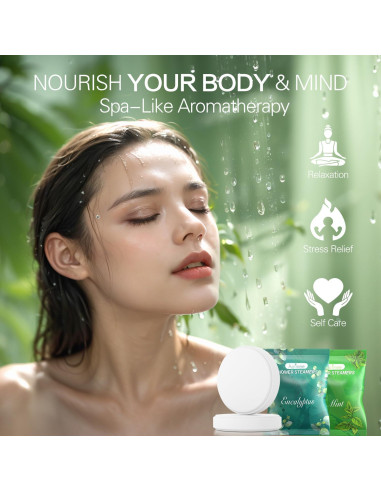 Bombas de Ducha Aromaterapia Aofmee 22 Piezas Aceites Esenciales