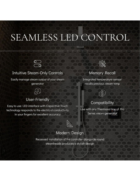Controlador Digital MicroTouch Thermasol + Cabezal de Vapor Controlador Digital MicroTouch Thermasol + Cabezal de Vapor