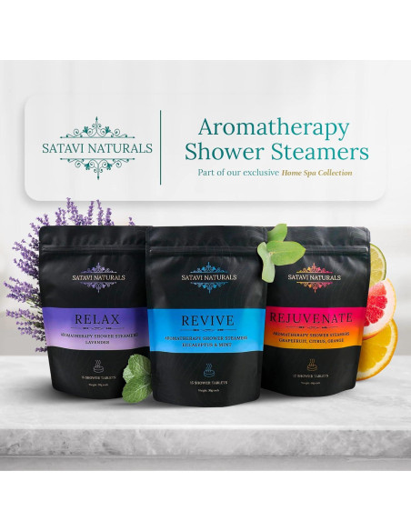 Bombas de Vapor Aromaterapia Satavi Naturals 12 Tabletas 40g Bombas de Vapor Aromaterapia Satavi Naturals 12 Tabletas 40g