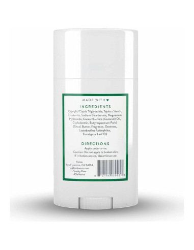 Desodorante Natural Nativo Eucalipto y Menta 113g Libre de Aluminio