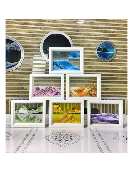 Arte de Arena en Movimiento Whimsyyy Corazón del Océano Púrpura Arte de Arena en Movimiento Whimsyyy Corazón del Océano Púrpura