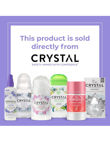 Desodorante Mineral Roll-On Crystal Sin Fragancia 66.5 ml