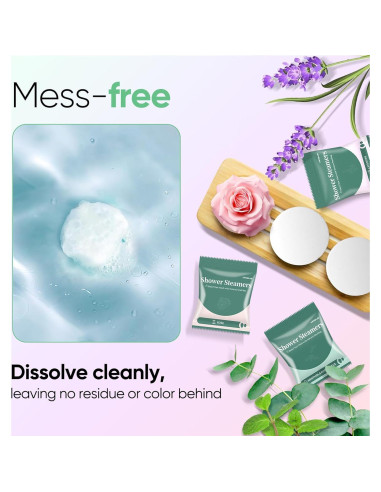 Tabletas de Vapor de Ducha Aromaterapia MINSLIS - 18 Piezas
