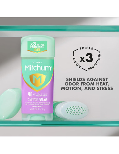 Antitranspirante Gel Mitchum Mujeres 96g x2 - 48h Protección