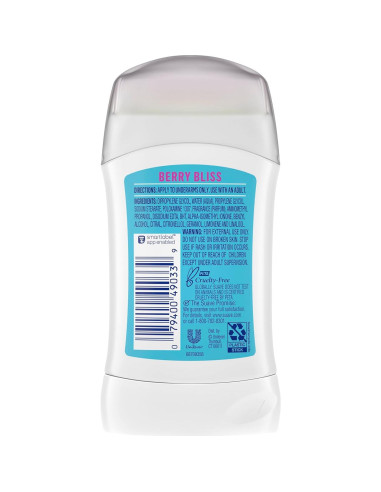 Desodorante en Barra Suave Fresh Vibes Berry Bliss 34g - 12 Unidades