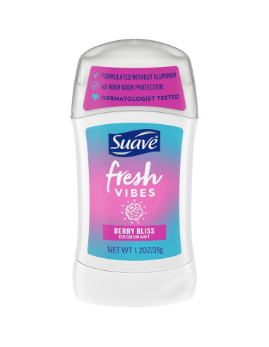 Desodorante en Barra Suave Fresh Vibes Berry Bliss 34g - 12 Unidades