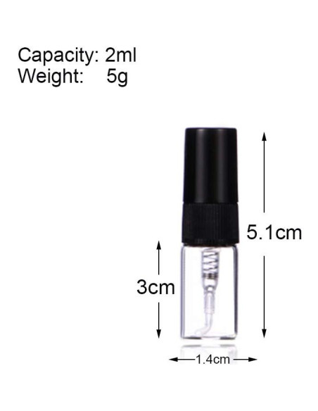 Botellas de Spray de Perfume Reutilizables Enslz 2ml - 30pcs Botellas de Spray de Perfume Reutilizables Enslz 2ml - 30pcs