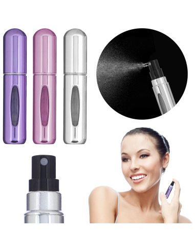 Set de Atomizadores de Perfume 3 Piezas EXPRESSIONS 5mL