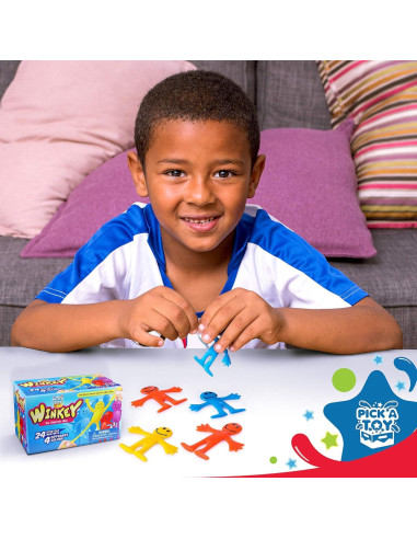 Juguete Estirable Pick A Toy Conjunto de 24 para Fiestas