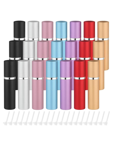 21 Piezas Botellas Mini Spray Recargables 10ml Simmaro 21 Piezas Botellas Mini Spray Recargables 10ml Simmaro