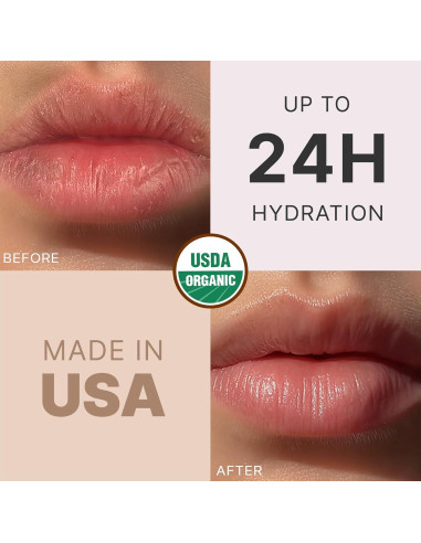 Bálsamo Labial Orgánico Beauty by Earth - Paquete de 4 Sin Sabor