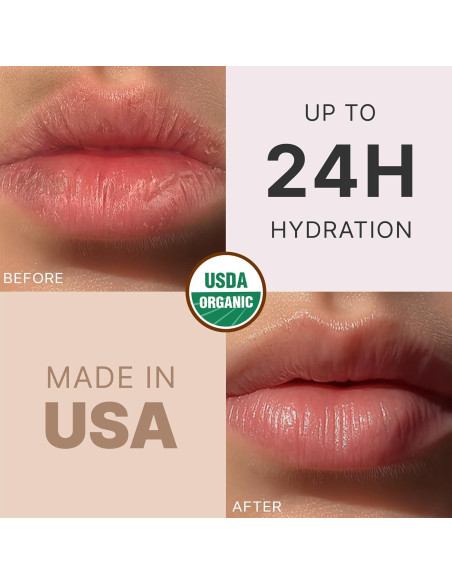Bálsamo Labial Orgánico Beauty by Earth - Paquete de 4 Sin Sabor Bálsamo Labial Orgánico Beauty by Earth - Paquete de 4 Sin Sabor