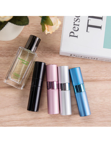 Botella de Perfume Recargable IKSKEY 8ML Viaje 2 Pcs Rosa