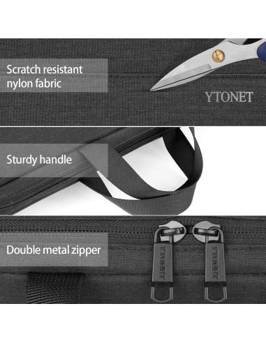 Funda para Laptop Ytonet 13.3" Resistente al Agua Negra