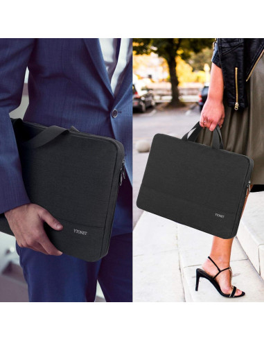 Funda para Laptop Ytonet 13.3" Resistente al Agua Negra