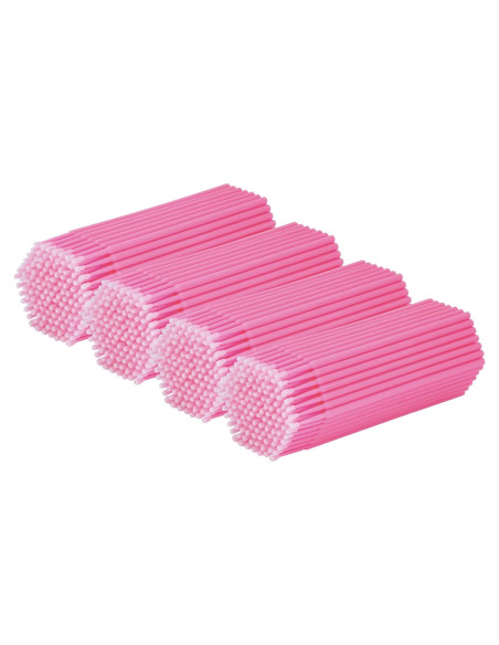 Bastones de Algodón Micro Tifanso 400 PCS Rosa para Maquillaje Bastones de Algodón Micro Tifanso 400 PCS Rosa para Maquillaje