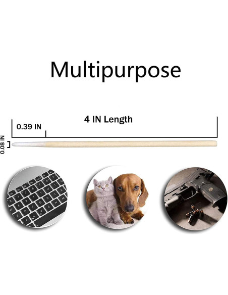 Bastoncillos de Algodón 800 Pcs 10.16 cm Microblading Bastoncillos de Algodón 800 Pcs 10.16 cm Microblading