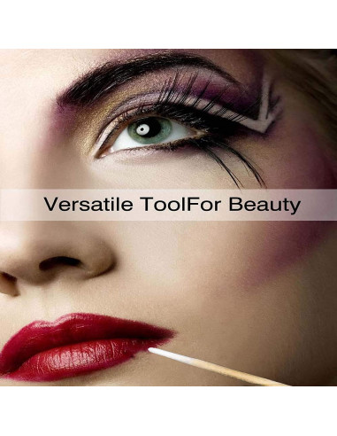 Bastoncillos de Algodón 800 Pcs 10.16 cm Microblading