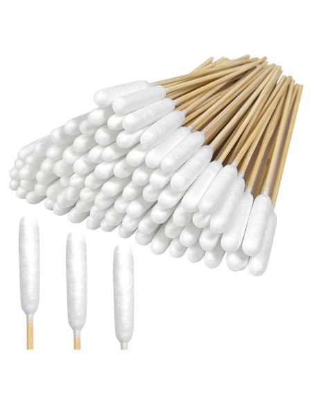 Bastones de Algodón Grandes Meanhoo 100 Pcs 15.24 cm para Mascotas Bastones de Algodón Grandes Meanhoo 100 Pcs 15.24 cm para Mascotas