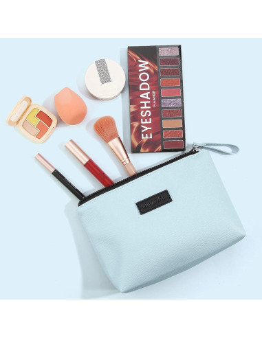 Bolsa de Maquillaje MAANGE de Cuero PU Impermeable 22x14x6cm