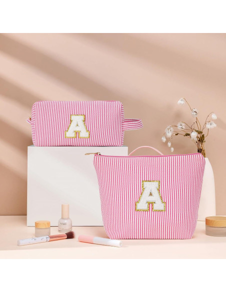 Bolsa de Aseo Portátil Rosa para Mujeres - Set de Maquillaje de Viaje Bolsa de Aseo Portátil Rosa para Mujeres - Set de Maquillaje de Viaje