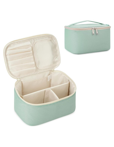 Bolsa de Maquillaje de Viaje Narwey Verde Menta 24x15x13cm