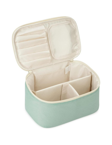 Bolsa de Maquillaje de Viaje Narwey Verde Menta 24x15x13cm