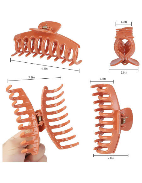 Paquete de 12 Clips de Garra Grandes NEW LIVE 10.4 cm Paquete de 12 Clips de Garra Grandes NEW LIVE 10.4 cm