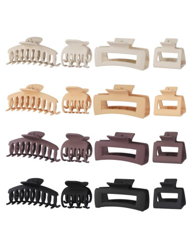 Garras y Clips de Cabello NEW LIVE - Antideslizantes, 16 Piezas
