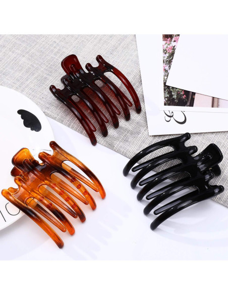 Clips de Pelo Antideslizantes Syhood - 6 Piezas en 3 Colores Clips de Pelo Antideslizantes Syhood - 6 Piezas en 3 Colores
