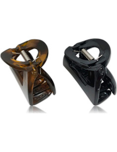 Clips de mandíbula Scunci 5.5 cm sin deslizamiento 2 unidades 2