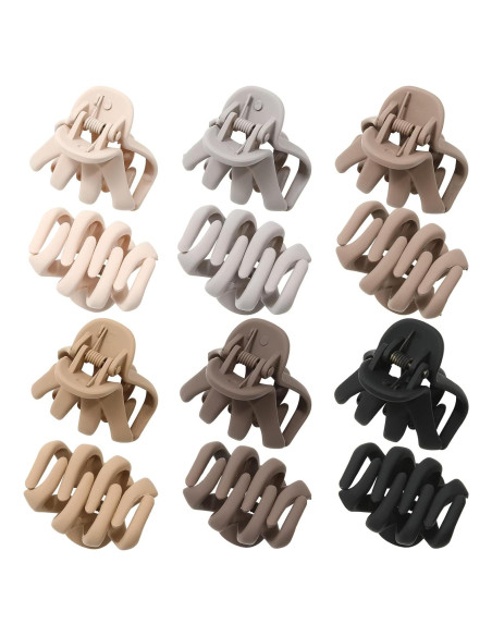 Clips de Garra Pequeños AWAYTR 12 Pcs Antideslizantes Clips de Garra Pequeños AWAYTR 12 Pcs Antideslizantes