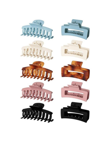 Clips de Garra para Cabello Vsiopy - 10 Piezas 8.89 cm Clips de Garra para Cabello Vsiopy - 10 Piezas 8.89 cm