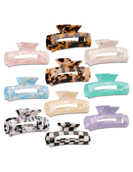 Clips de Garra para Cabello Magicsky - 10 Pcs Multicolor Clips de Garra para Cabello Magicsky - 10 Pcs Multicolor