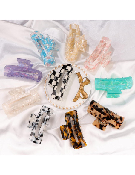 Clips de Garra para Cabello Magicsky - 10 Pcs Multicolor Clips de Garra para Cabello Magicsky - 10 Pcs Multicolor