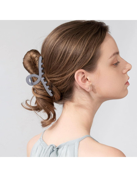 Pinzas de Pelo Gruesas Ivyu - 8 Piezas Mariposa Duraderas Pinzas de Pelo Gruesas Ivyu - 8 Piezas Mariposa Duraderas