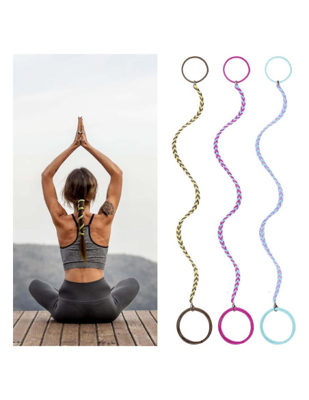 3 Paquetes Lazos de Cabello Espirales SISYOUP 40.64 cm Coloridos 3 Paquetes Lazos de Cabello Espirales SISYOUP 40.64 cm Coloridos