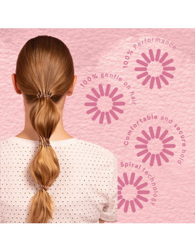 Gomas Espirales para el Cabello Invisibobble Original x3 Marrón