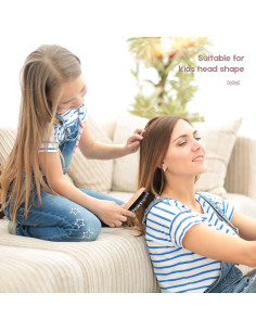 Juego de 3 Mini Cepillos de Pelo URTHEONE - Cerdas de Jabalí 2