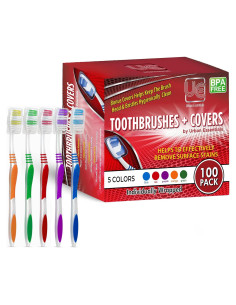 Paquete de 100 Cepillos de Dientes Urban Essentials Suaves