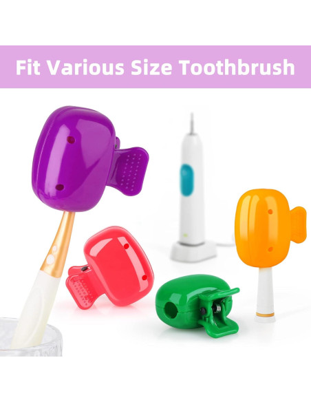 Paquete de 4 Cubiertas de Cabeza para Cepillo de Dientes Hxezoc Paquete de 4 Cubiertas de Cabeza para Cepillo de Dientes Hxezoc