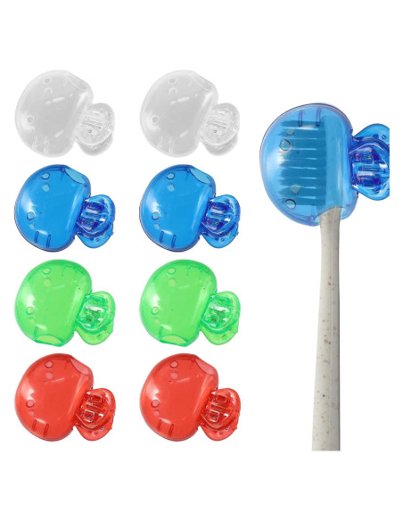 Funda de Cepillo de Dientes PKRFCJ - 8 Piezas, Colores Variados Funda de Cepillo de Dientes PKRFCJ - 8 Piezas, Colores Variados