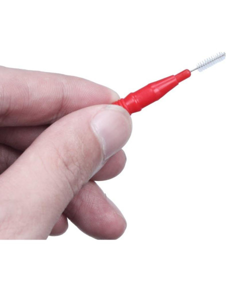 Cepillo Interdental ewinever EB3004-B Rojo y Azul 50 Unidades Cepillo Interdental ewinever EB3004-B Rojo y Azul 50 Unidades