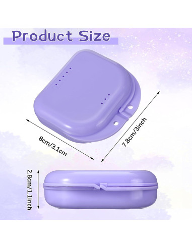 Estuche para Retenedores Nuenen 64 Piezas Multicolor 7.7 cm