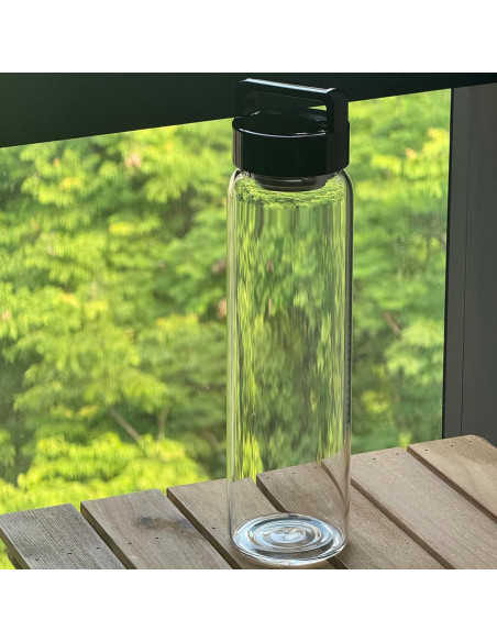 Botella de Agua de Vidrio 0.95L Aecotea con Infusor Botella de Agua de Vidrio 0.95L Aecotea con Infusor