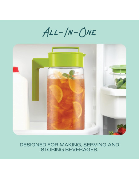 Jarra Hermética Takeya 1.89L Libre de BPA Negra Jarra Hermética Takeya 1.89L Libre de BPA Negra