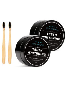 Paquete de 2 Polvos Blanqueadores de Dientes YALFEN 30g